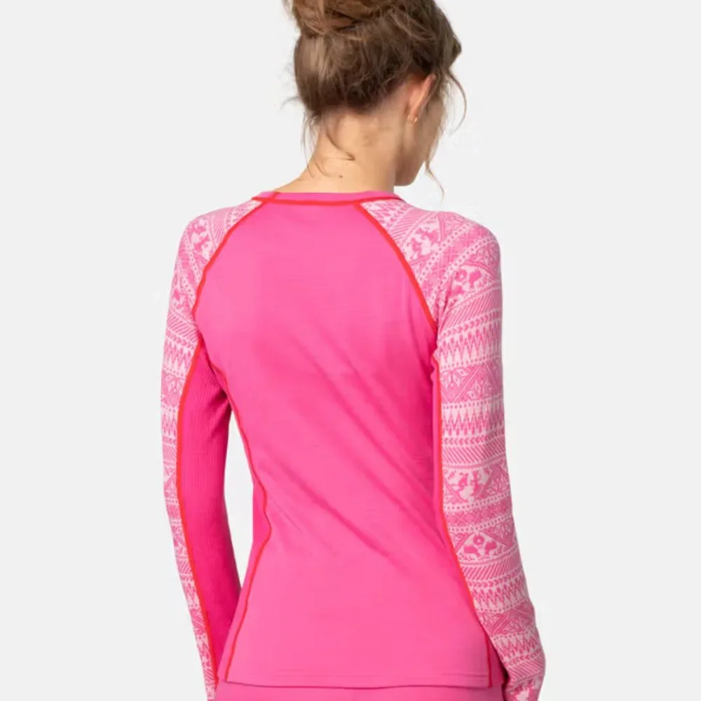 NWOT Kari Traa 100% Merino Wool Baselayer Tale Sweater Sweet Pink Women's S - Picture 2 of 11